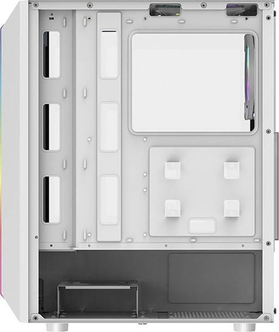 Куќиште за компјутер Darkflash DK151, бело, Midi Tower
