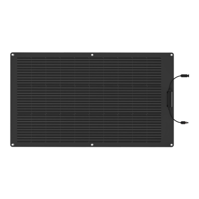 Panel diellor fleksibël EcoFlow 100W, monokristalin, IP68, i zi