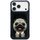 Kapak telefoni Nimmy Big Eyed Pet 2.0, për iPhone 17 Pro Max, TPU, me qen të qëndisur, i zi