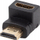 Adapter HDMI Lanberg, 4K, me kënd poshtë, i zi