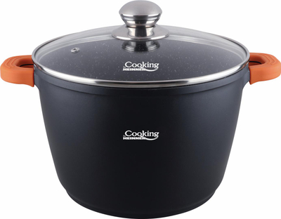 Tenxhere Heinner Dark Line, 6.3L, alumin i derdhur, e zezë