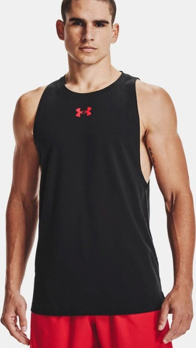 Maicë pa mëngë Under Armour Baseline për burra, sportive për palestër, Royal White, M