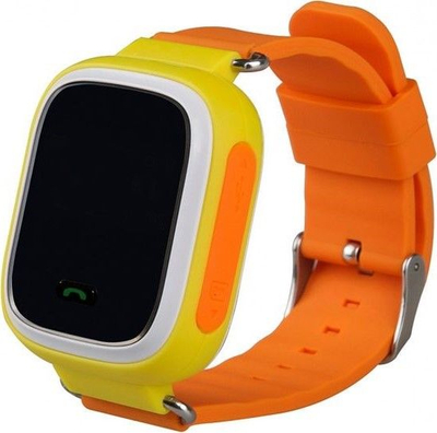 Orë smartwatch për kalamajt Serena Bute, GPS, ekran me ngjyra, verdhë portokalli