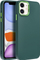 Këllëf telefoni FRAME për iPhone 11, TPU, me cepa të forcuar, jeshil matte