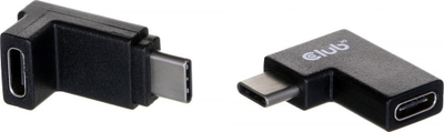 Adapter USB Club 3D CAC-1528, USB-C në USB-C, 4K, 100W, i zi