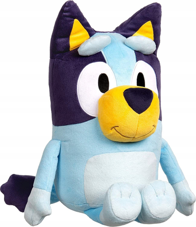 Kukull pelushi Bluey Jumbo Plush, 18", për kalamaj 3+