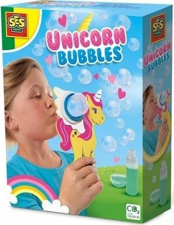 Set flluskash me sapun SES Creative 02278 Unicorn Bubbles, për kalamaj, shumëngjyrësh