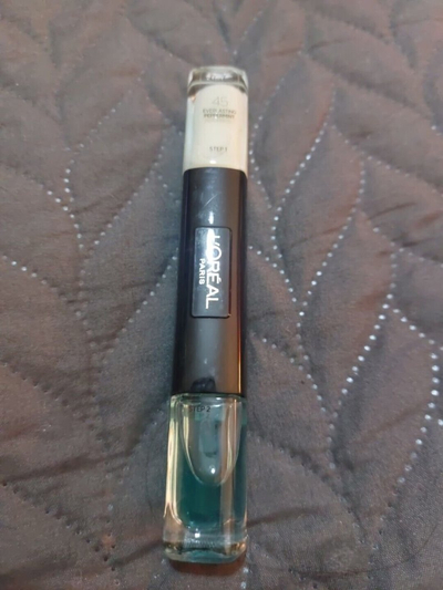 Manikyr L'Oreal Paris Infallible 2 në 1 45, efekt xheli, 2 x 5 ml, mente
