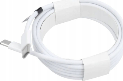 Kabllo USB Type C në Type C HD26, PD 30W, 2m, e bardhë