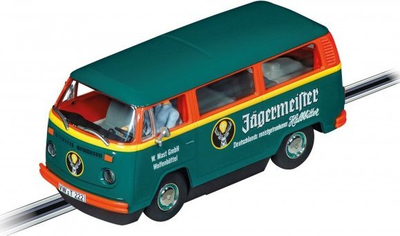 Makina garuese Carrera VW Bus T2b Jägermeister, Digital 132, shkalla 1:32, portokalli