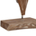 Dekor tavoline teak whitewash 26×16×70 cm (HM7715)