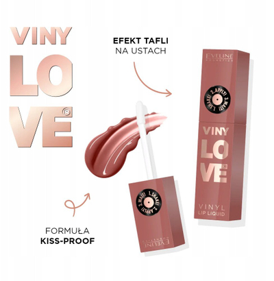 Течен кармин VinyLove, долготраен, ефект сјај винил, розов