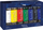 Set bojrash akrilike Kreul El Greco 28260, 6x75ml, shumëngjyrëshe
