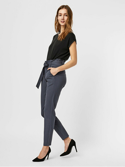 Pantallona VERO MODA VMEVA Loose Fit, të kaltër