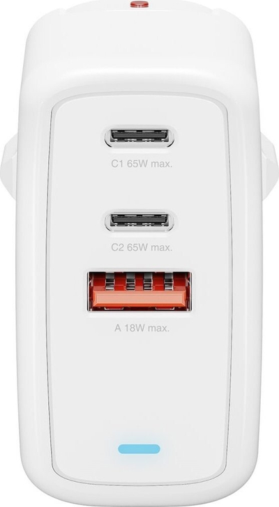 Karikues muri 4smarts GaN Flex, 2x USB Type C, karikim i shpejtë, i bardhë