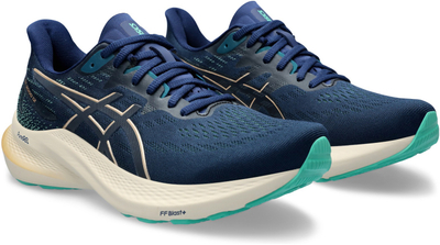 Atlete vrapimi ASICS GT-2000 12 për femra, teknologji PureGEL, taban AHARPLUS, blu