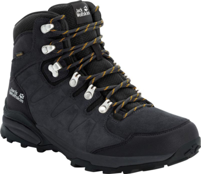 Çizme malore Jack Wolfskin Refugio Texapore Mid, që s’i kap uji, numri 46, të zeza