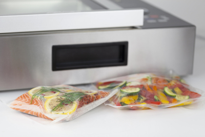 Vakuum-sealer Caso VacuChef Slim-Line, 350W, 30cm, i argjendtë