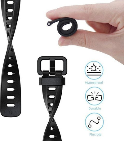 Rrip smartwatch Hoco për Xiaomi Mi Band 3 4 5 6, silikon, rezistent ndaj ujit, vjollcë