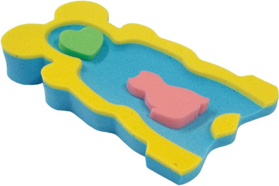 Душек за бања за бебиња Badum Maxi Bath BD0007, за над 6 kg, сунѓер, многуобоен