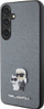 Kapak telefoni Karl Lagerfeld Saffiano Karl & Choupette Metal Pin për Samsung Galaxy S24, lëkurë ekologjike, gri