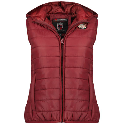 Jelek për vajza Geographical Norway Vatika Hood EO 233 Jr, poliester, me kapuç, burgundy