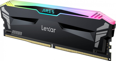 Memorie Lexar Ares RGB, DDR5, 32 GB, 6400 MHz, CL32, LD5EU016G-R6400GDLA