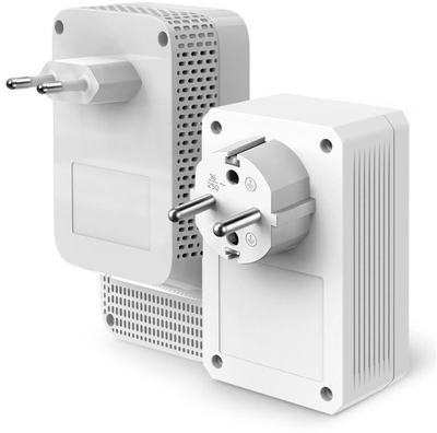 Adapter PowerLine TP-Link TL-WPA7617 KIT, AC1200, Gigabit Ethernet, i bardhë