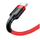 Kabllo USB Baseus CATKLF-U09, USB A me USB C, 3 m, e kuqe