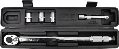 Çelës momenti me goditëse, 1/2", 28–210Nm, set