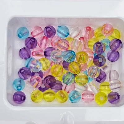 Set lodër WOOPIE Magic Beads, për bojrimin e byzylykëve, rruaza shumëngjyrëshe