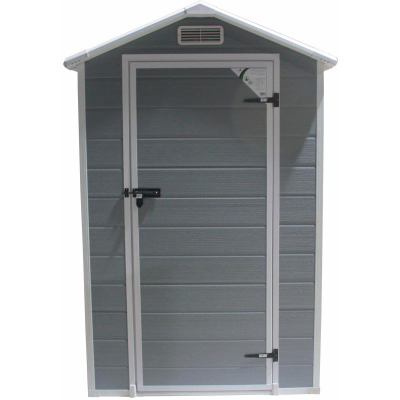 Shtpiz kopshti Saska Garden Tool House, PVC, 133.5x103x202 cm, gri e errët