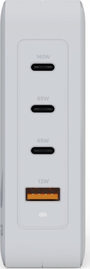 Karikues udhëtimi Xtorm GaN Ultra 140W, 3x USB C PD, USB A, i bardhë