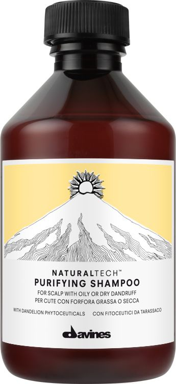 Shampo pastruese Davines Naturaltech Purifying, 250ml, kundër zbokthit