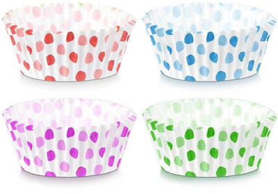 Forma letre për muffins DAM DM78482C91, set 150 copë, 12 cm, shumëngjyrëshe