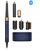 Multistyler flokësh Dyson Airwrap i.d. Straight+Wavy, motor digjital V9, Bluetooth, blu bakri