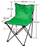 Стол за кампување WMC Tourist Chair With Backrest, склоплив, со потпирач за грб, зелен