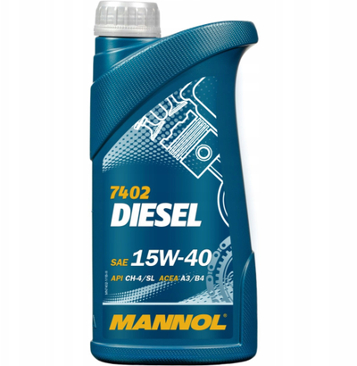 Vaj motori Mannol Diesel MN7402 15W40, 1L, për motorë nafte