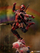 Figurë koleksionuese Iron Studios Marvel Deadpool Deluxe, shkallë 1/10, 24 cm, e kuqe me të zezë