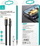 Kabllo USB C në USB C Usams Iceflake Series USA891, 1.2m, karikim i shpejtë, e zezë
