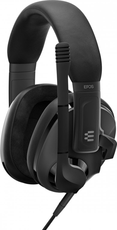 Kufje gaming EPOS H3, me mikrofon me anulim zhurme, me kabllo, onyx i zi