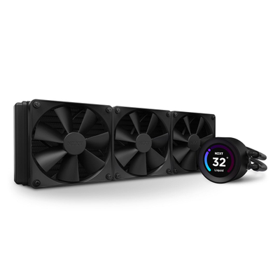 Ftohës uji për procesor NZXT Kraken Elite 360, 360mm, ekran LCD 2.36", i zi