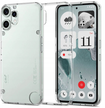 Maskë mbrojtëse Tech-Protect Flexair Hybrid për Nothing CMF Phone 2 Pro, transparente