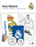 Set ngjyrosjeje Real Madrid Hala Madrid, 2 fletore, 4 lapsa me ngjyra, shumëngjyrësh