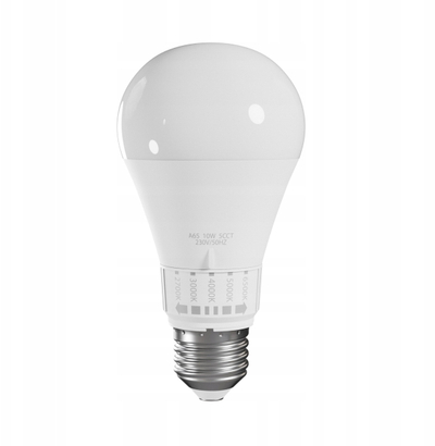 Llambë LED GLS 5 ngjyra drite, 10W, E27, 230V