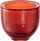 Mbajtëse qiriri Decora Red Candle Holder, 8.5cm, xham i kalit, e kuqe