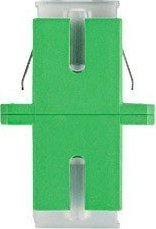 Adapter fibër optike Lanberg SM SC/APC, simplex, 25 copë, transparent