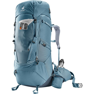 Çantë shpine trekking Deuter Aircontact Core 60+10L, sistem Aircontact, uniseks, jeshile
