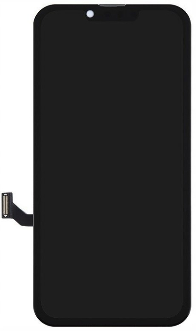 Ekran me prekje ZY për iPhone 14 Plus COF, komplet, i zi