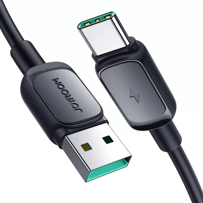 Kabllo USB Joyroom JYR763, USB A në USB C, 1.2m, 3A, e zezë